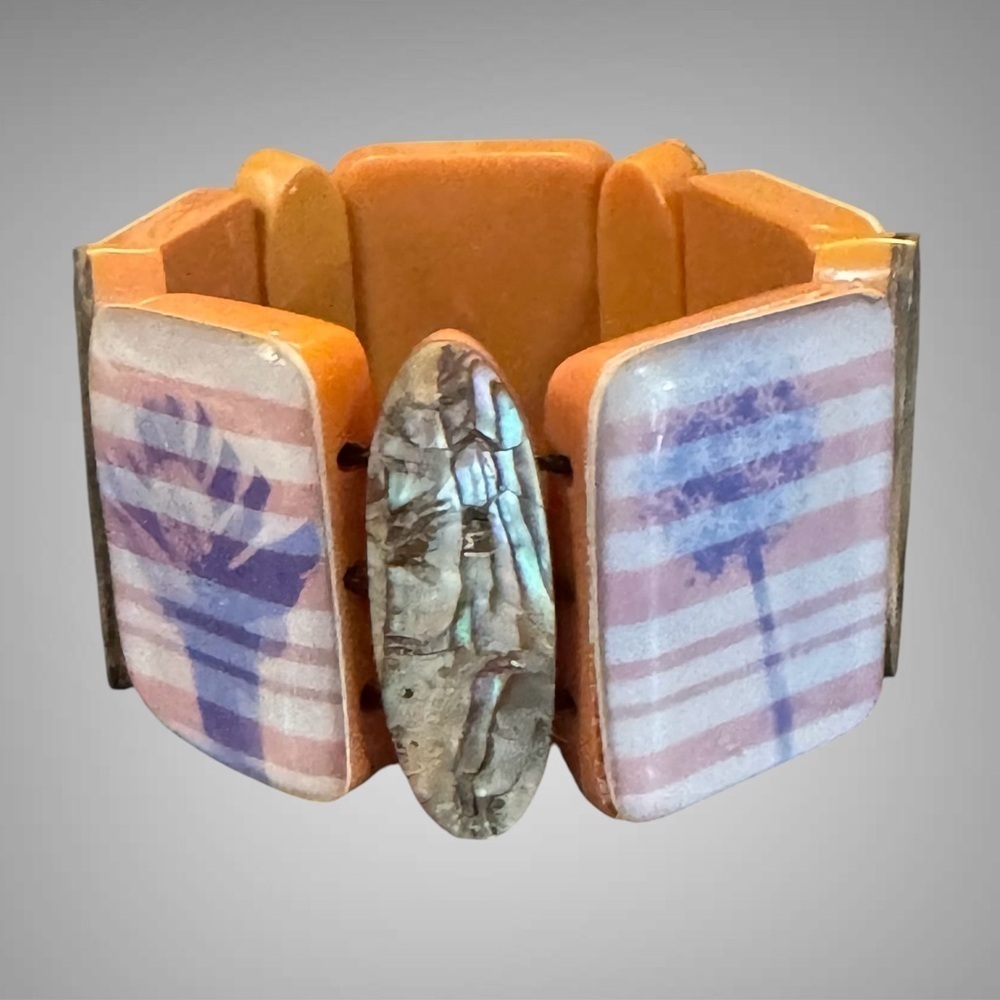 CHUNKY TILE STRETCH BRACELET